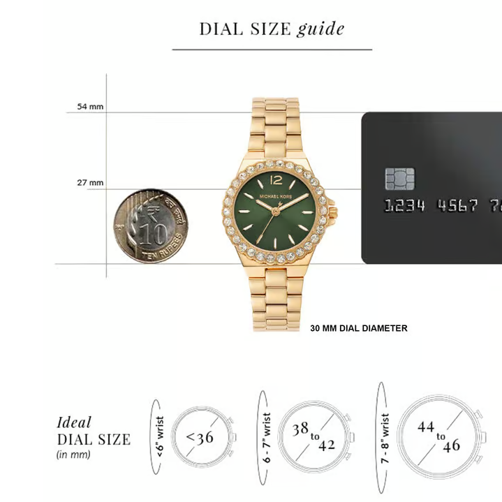 Michael Kors Lennox Analog Watch for Women MK7395I-2