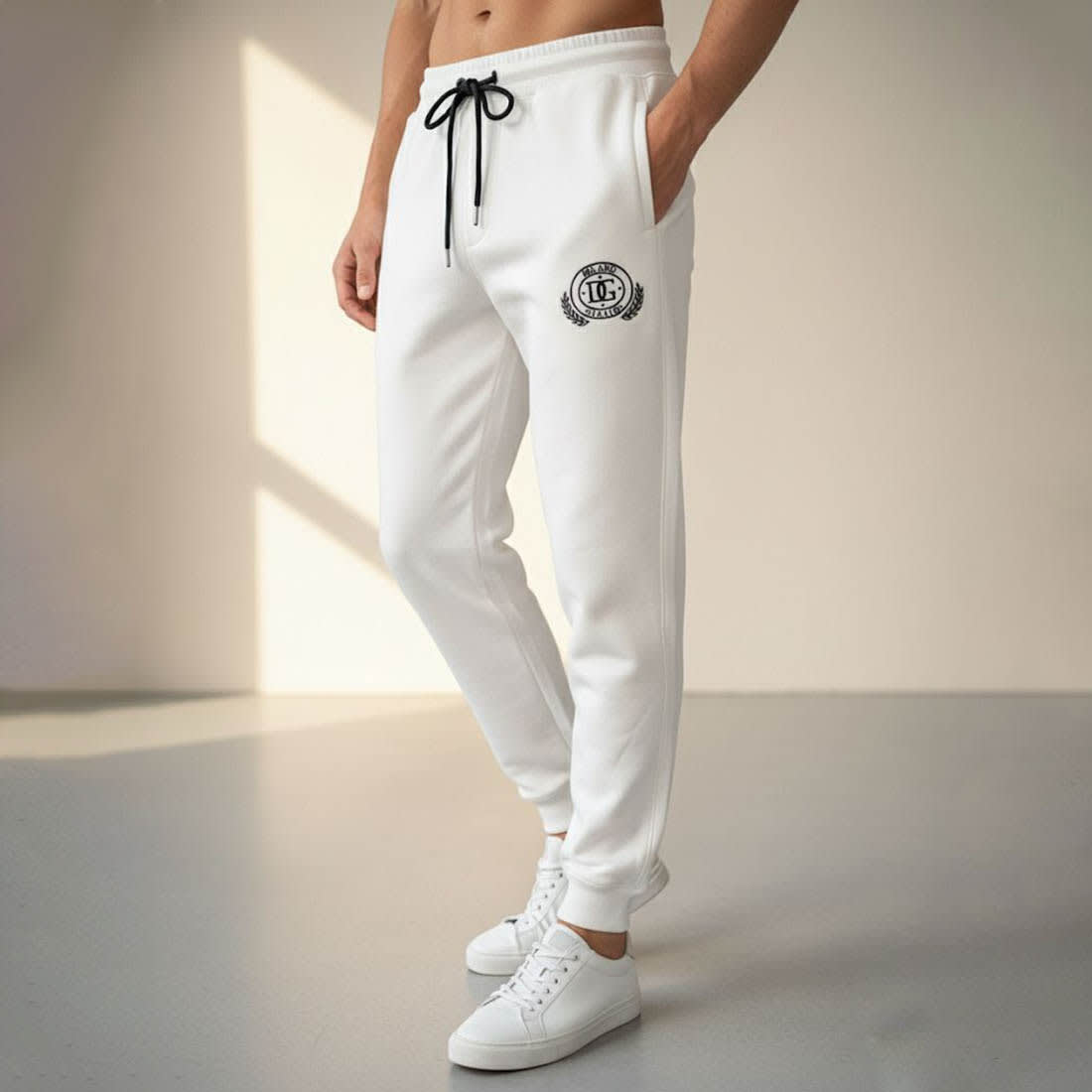 Dolce & Gabbana White Premium Quality Warm Track Pant-0