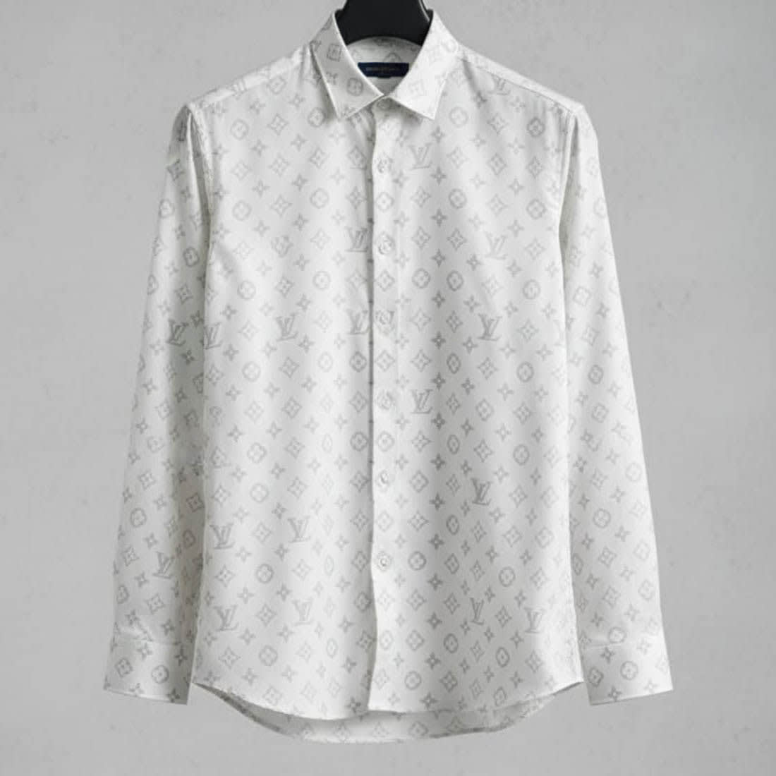 Louis Vuitton Monogram White Premium Cotton Shirt-1