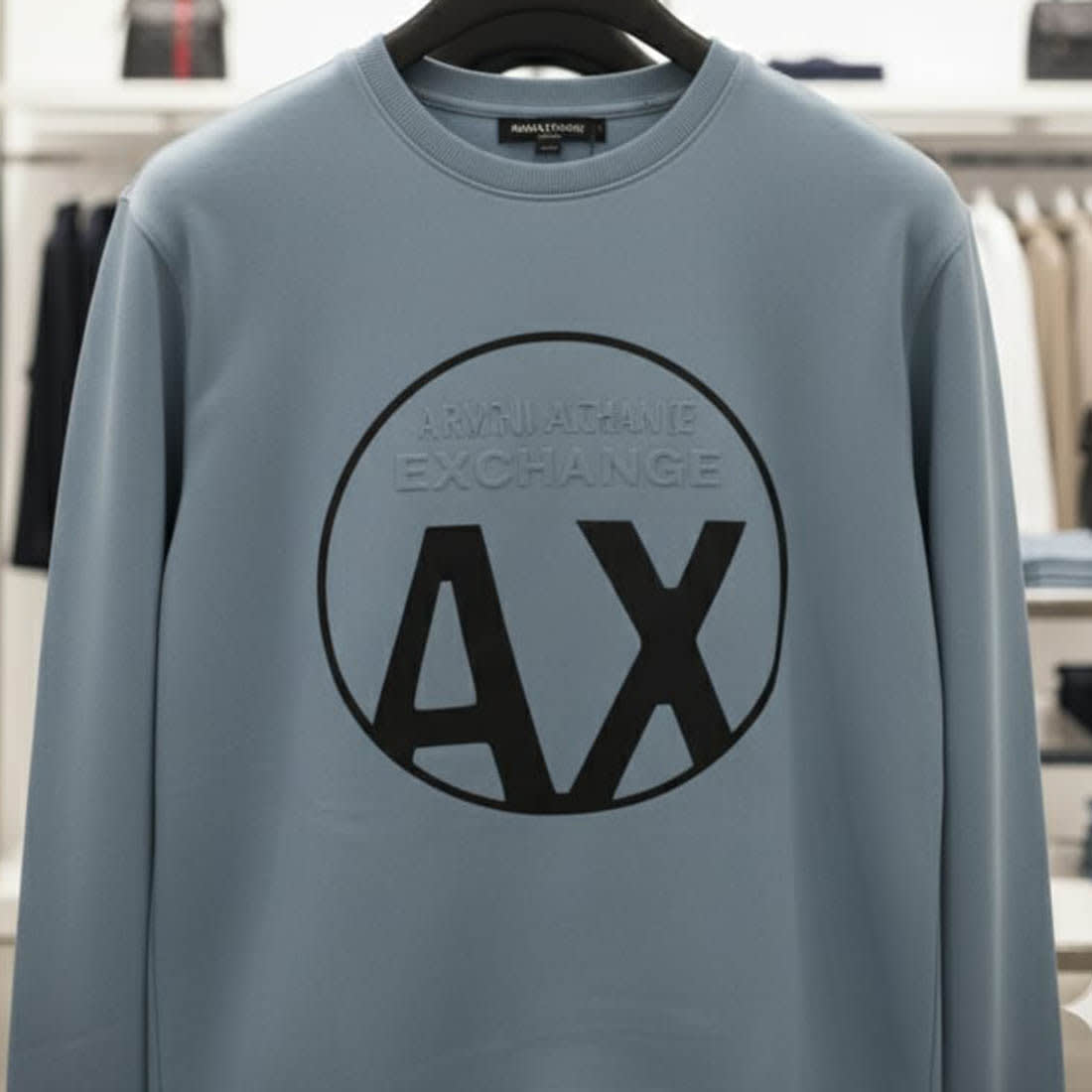 Armani Exchange Blue Premium Quality Sweatshirt-3