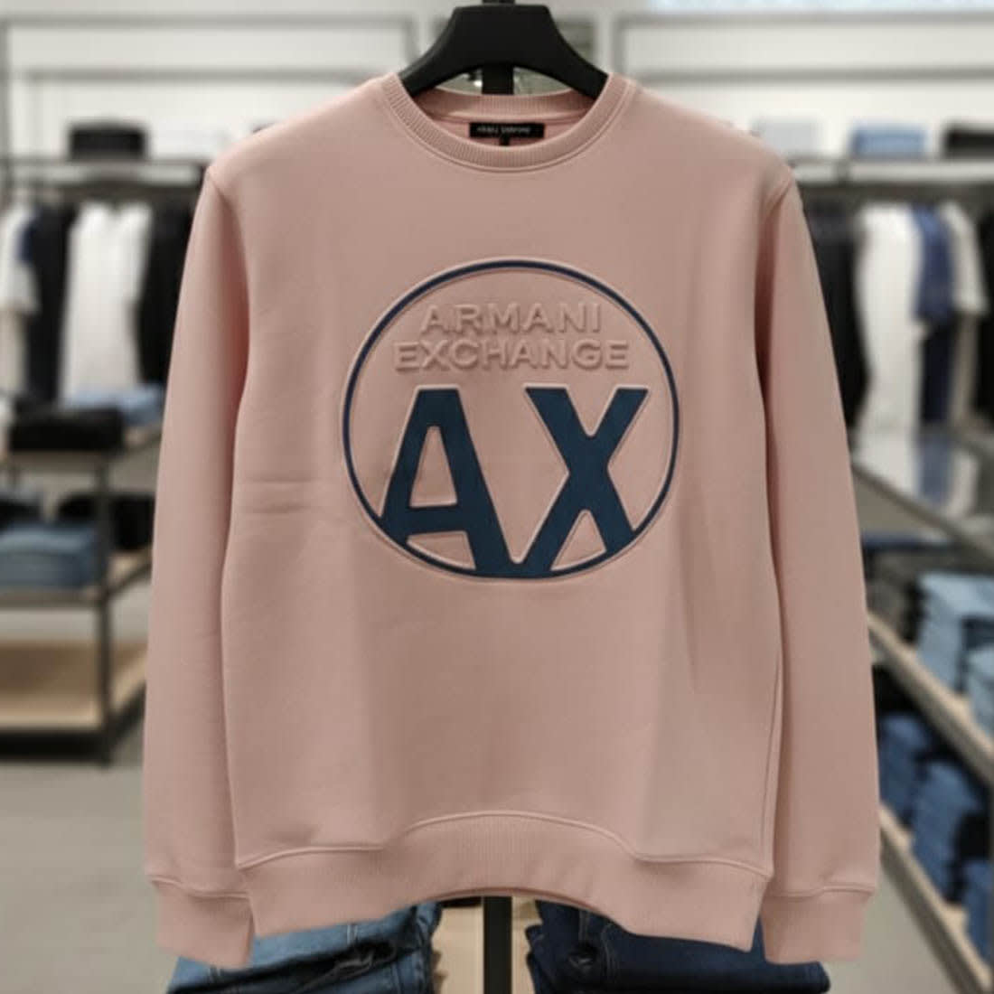 Armani Exchange Pink Premium Quality Sweatshirt-2