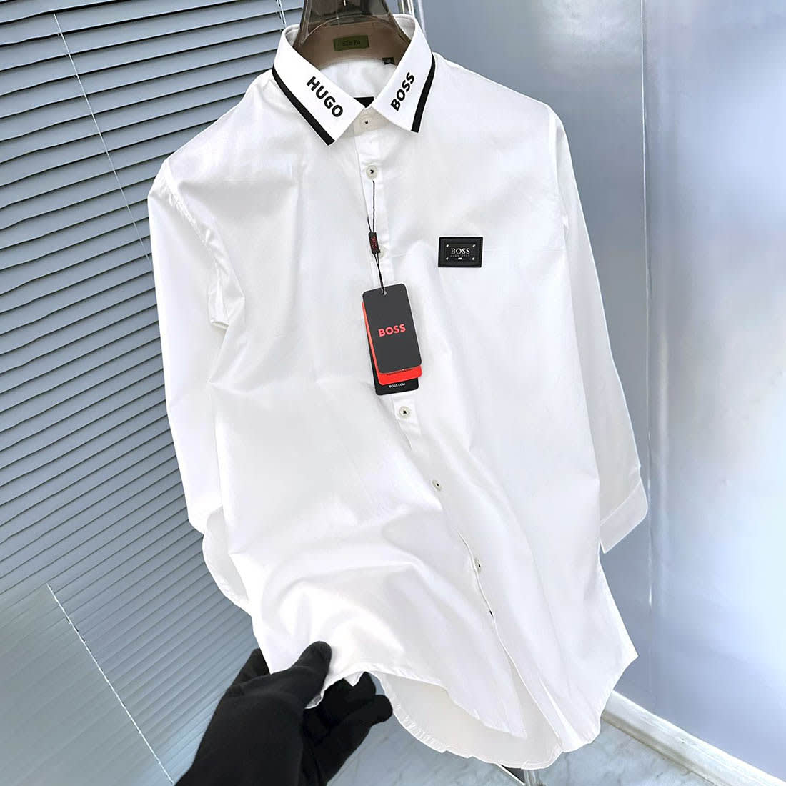 Hugo Boss White Premium Quality Shirt-1