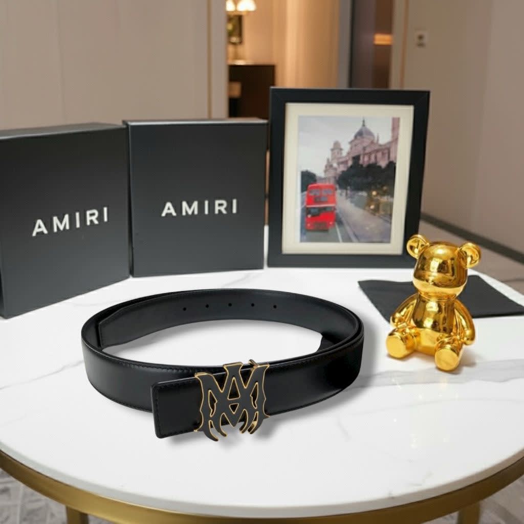 Amiri Golden Premium Quality Belt-0