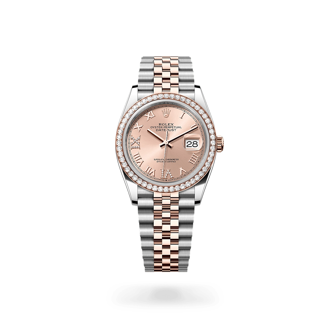 Rolex Datejust 36 in Everose Rolesor - combination of Oystersteel and Everose gold, M126281RBR-0015-0
