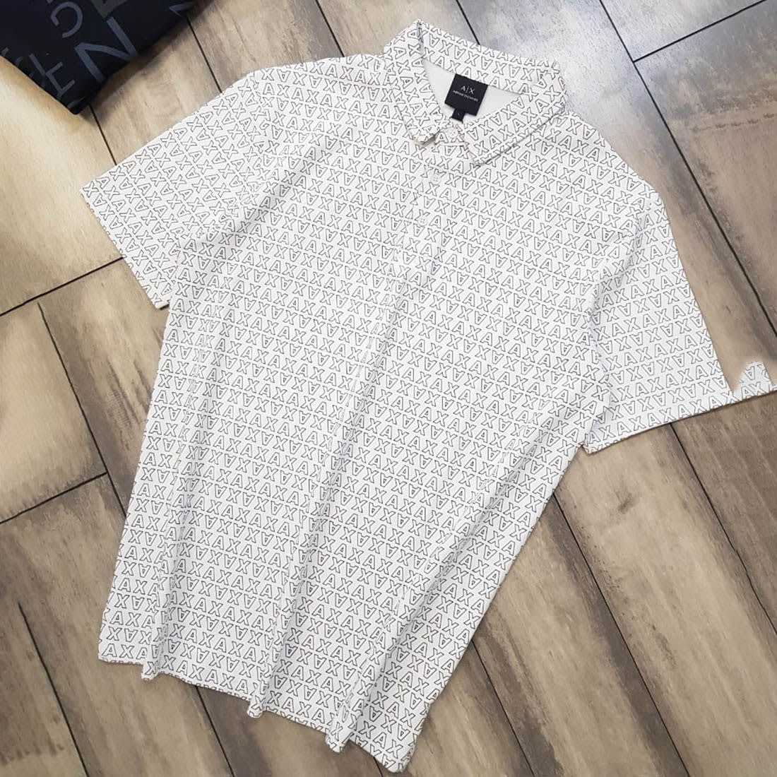 Armani Exchange White Premium Quality Polo Shirt-1