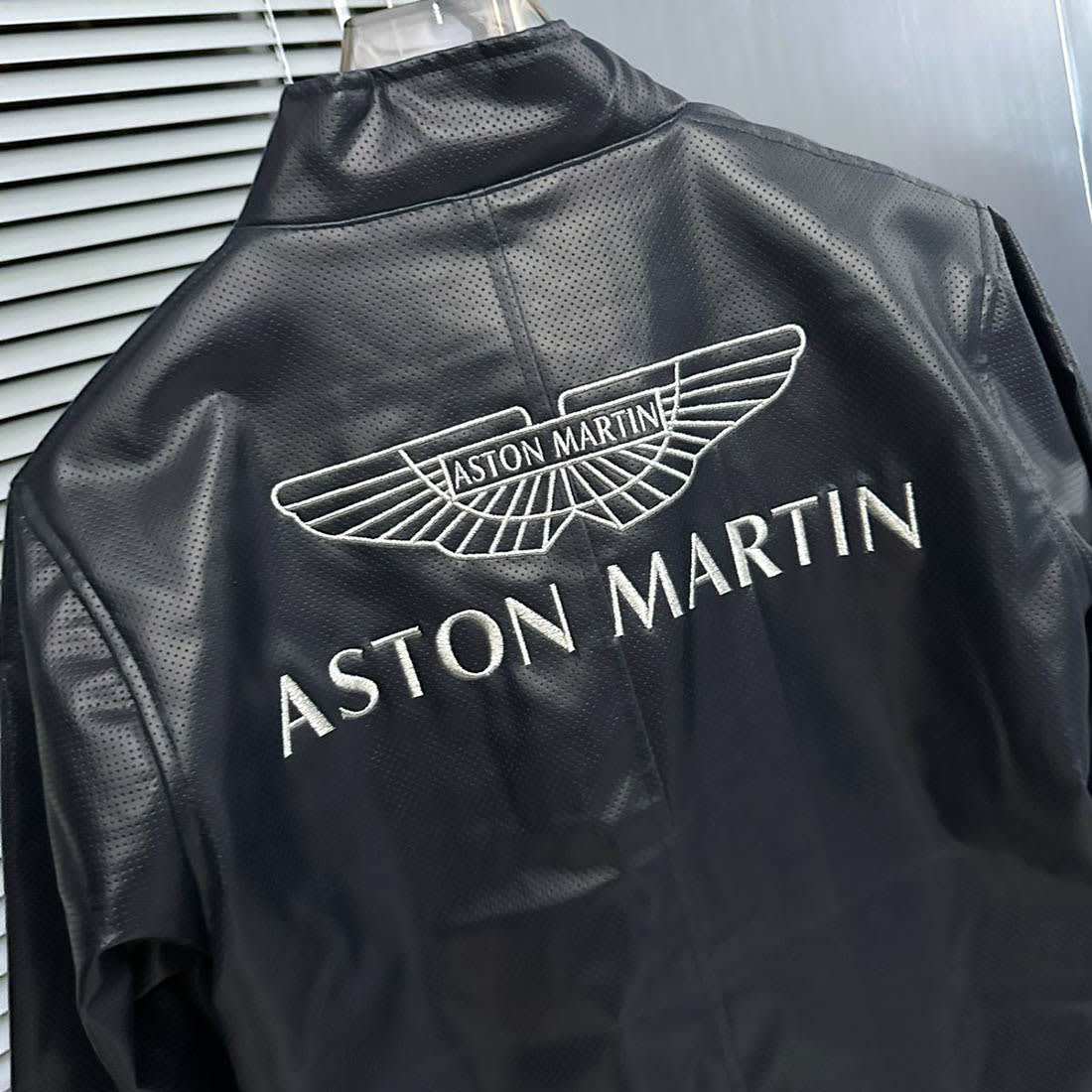 Astron Martin Embroidered logo Blue Premium Quality jacket-5