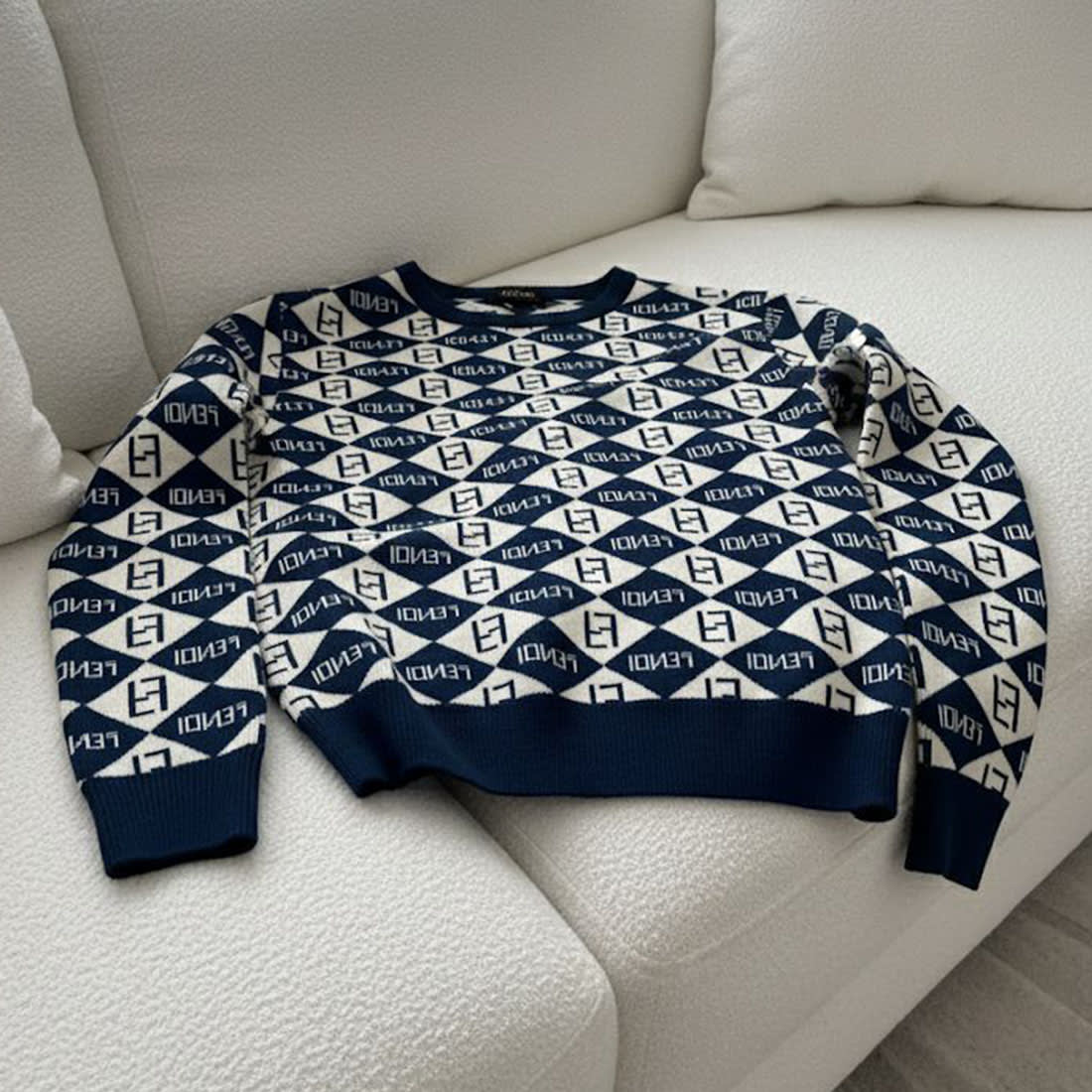 Fendi Blue Premium Quality Sweatshirt-1