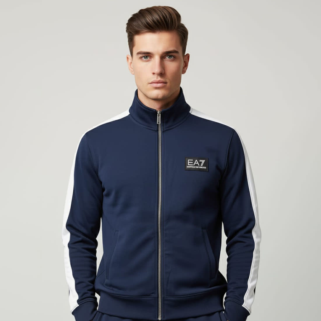 Emporio Armani EA7 Blue Premium Tracksuit-1