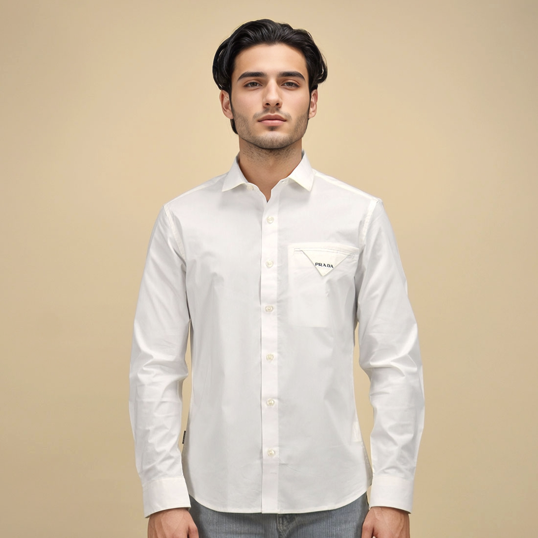 Prada White Premium Quality Shirt-1