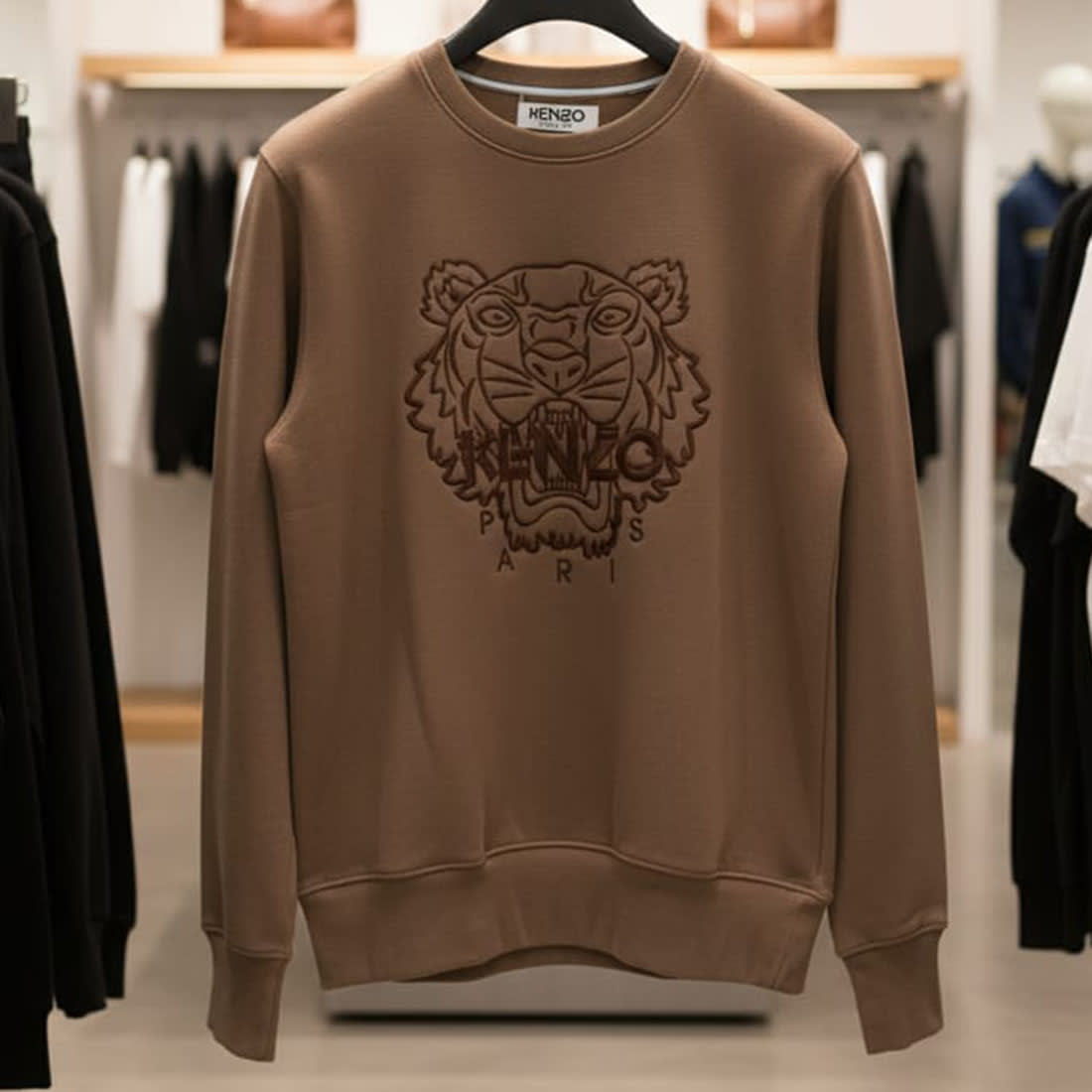 Kenzo Brown Authentic Quality Sweatshirts-2