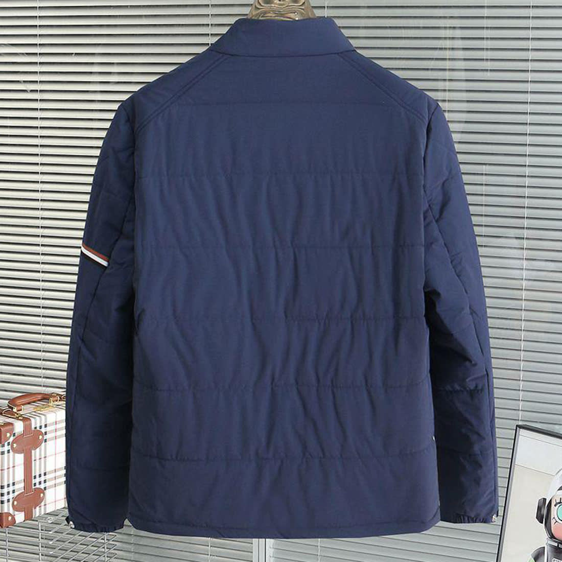 Boss Blue High Down Jacket-2