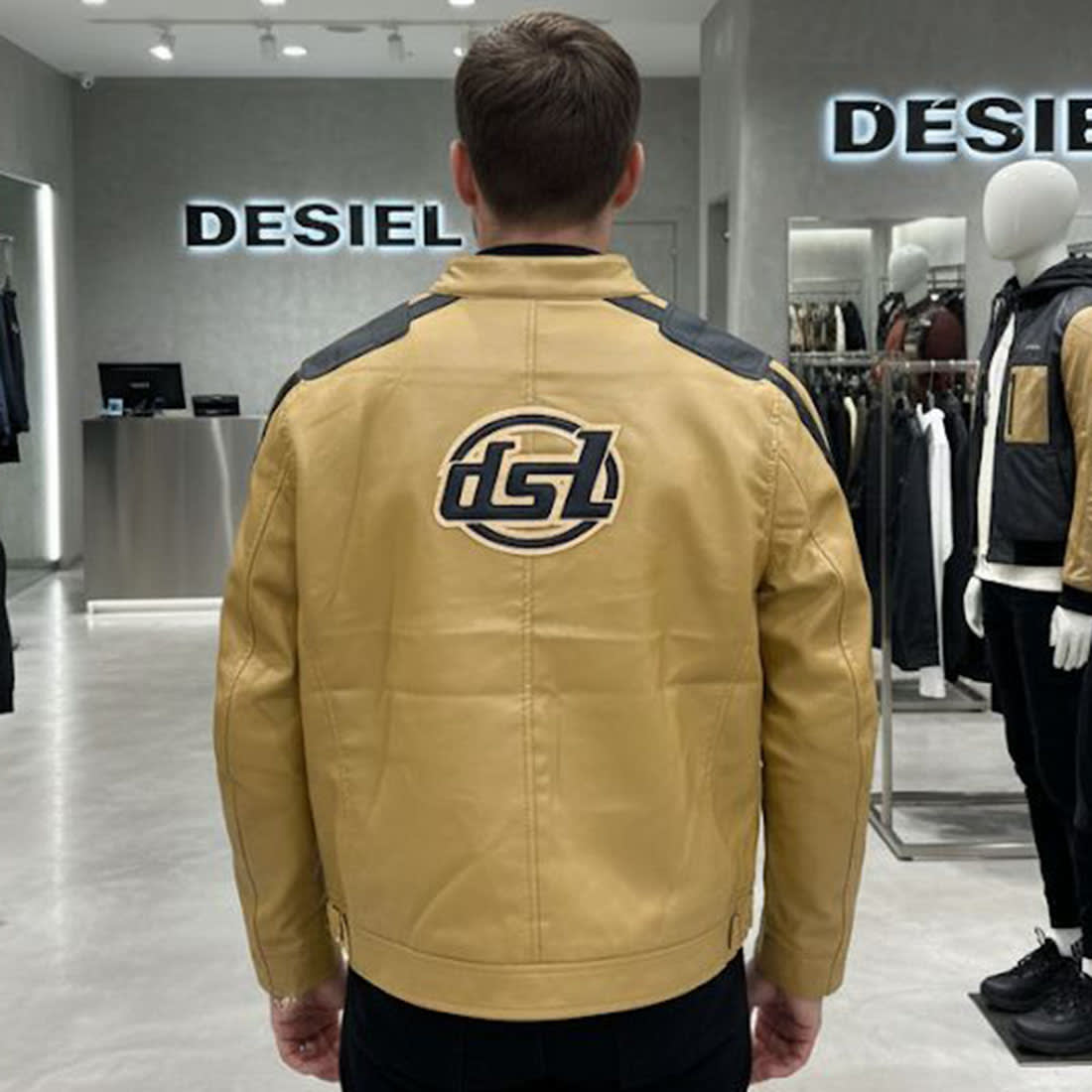 Diesel Brown High Premium Authentic Quality Jacket-2