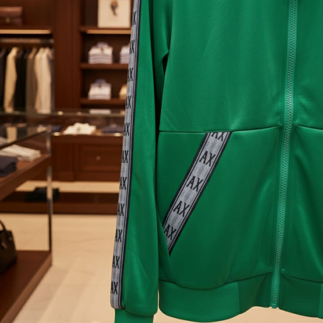 Armani Exchange Green Authentic Premium Quality Jacket-5