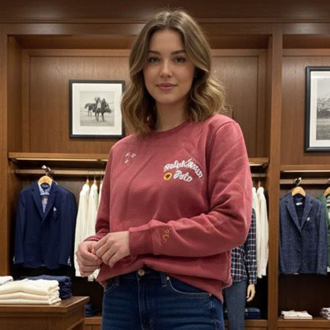 Ralph Lauren Pink Premium Quality Sweatshirt-1