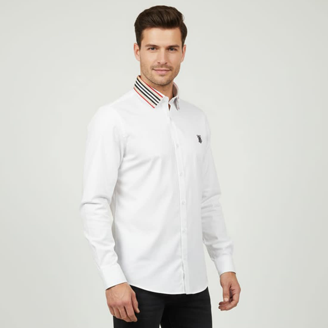 Burberry White Premium Quality Shirt-0