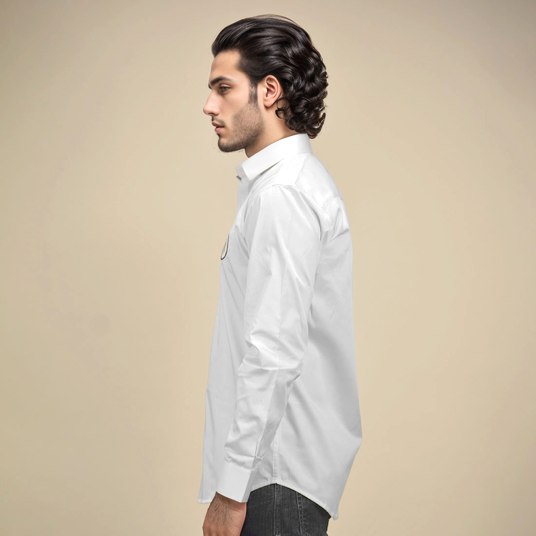 Burberry TB Embroidered logo White Premium Shirt-2