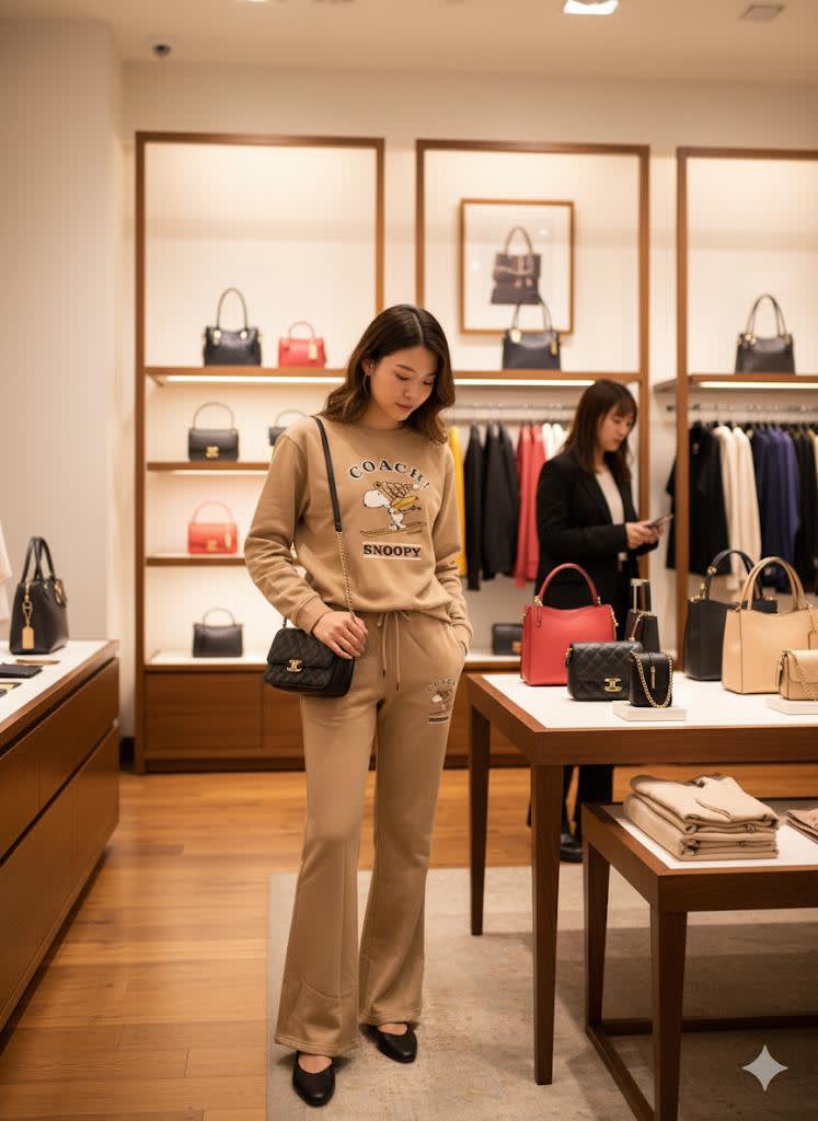 Coach Brown Premium Quality Co-ord Set-0