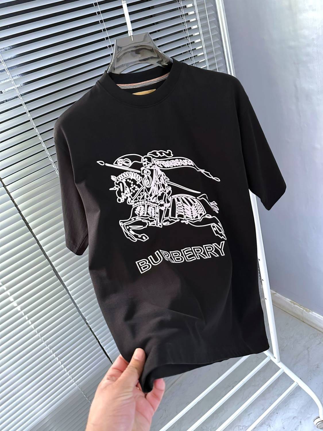 Burberry Black Premium Exclusive Polo T-shirt-1