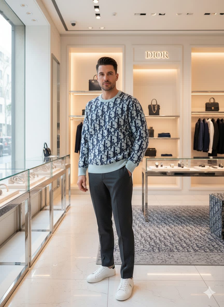 Dior Black Premium Quality Pullover-1