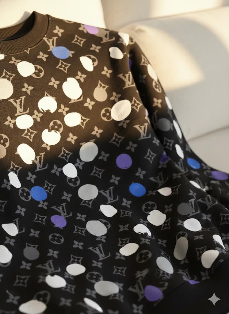 Louis Vuitton Black Premium Quality Sweatshirt-2