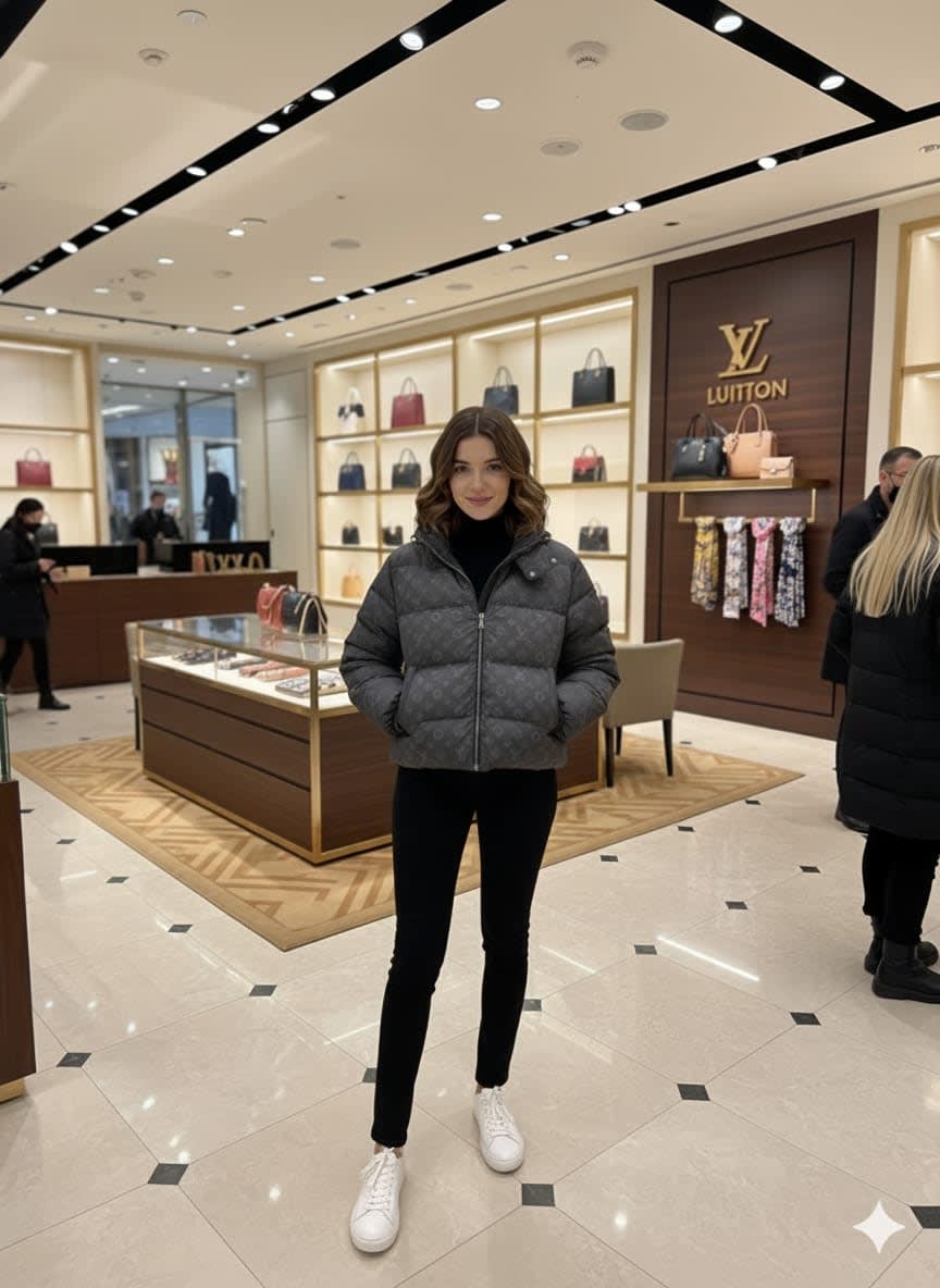 Louis Vuitton Dark Grey Premium Quality Jacket-2