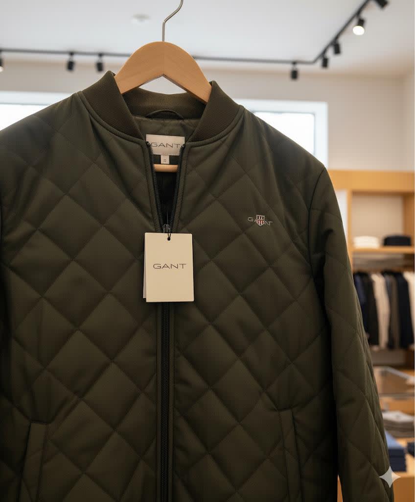 Gant Dark Green Premium Quality Imported Fabric Full Jacket-2