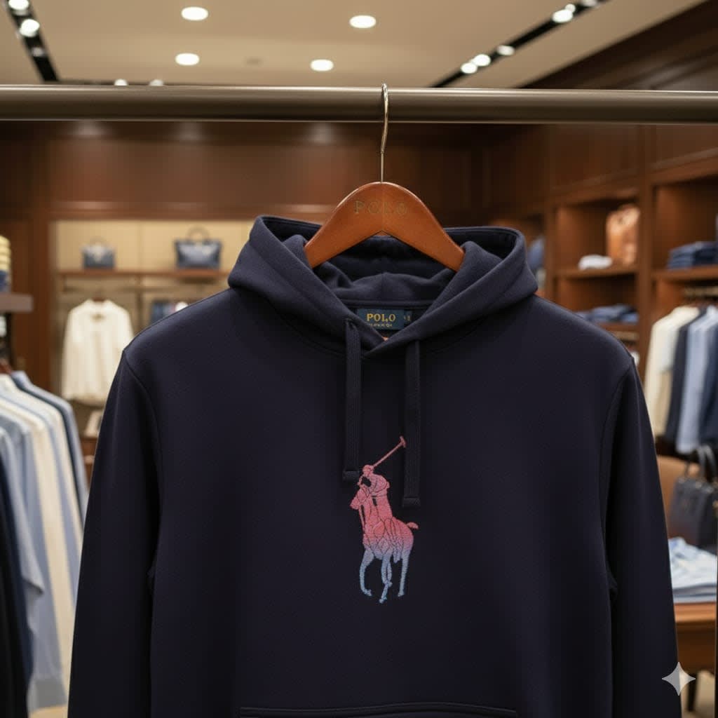 Ralph Lauren Blue Premium Quality Hoodie-2