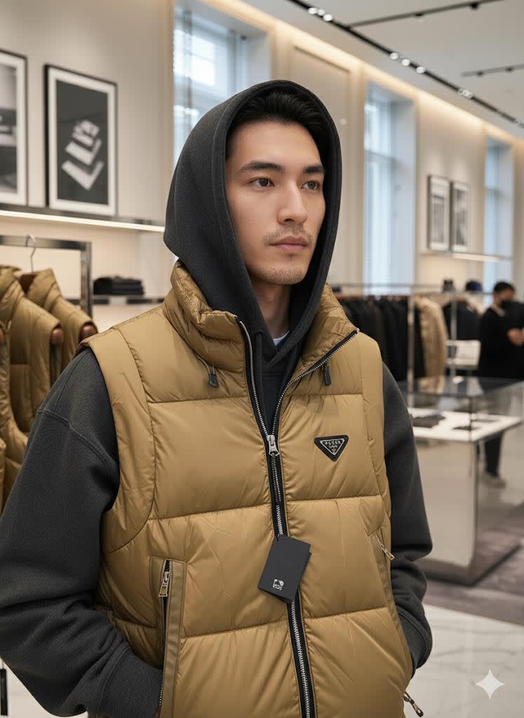 Prada Brown Premium Quality Half Jacket-0