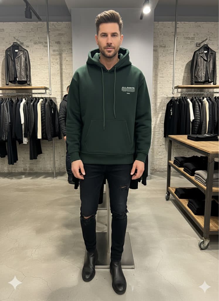 All Saints Green Premium Quality Hoodie-2