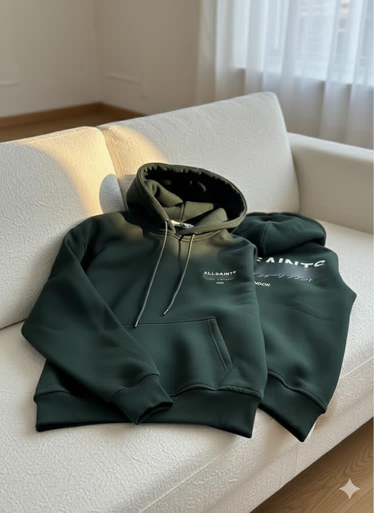 All Saints Green Premium Quality Hoodie-3