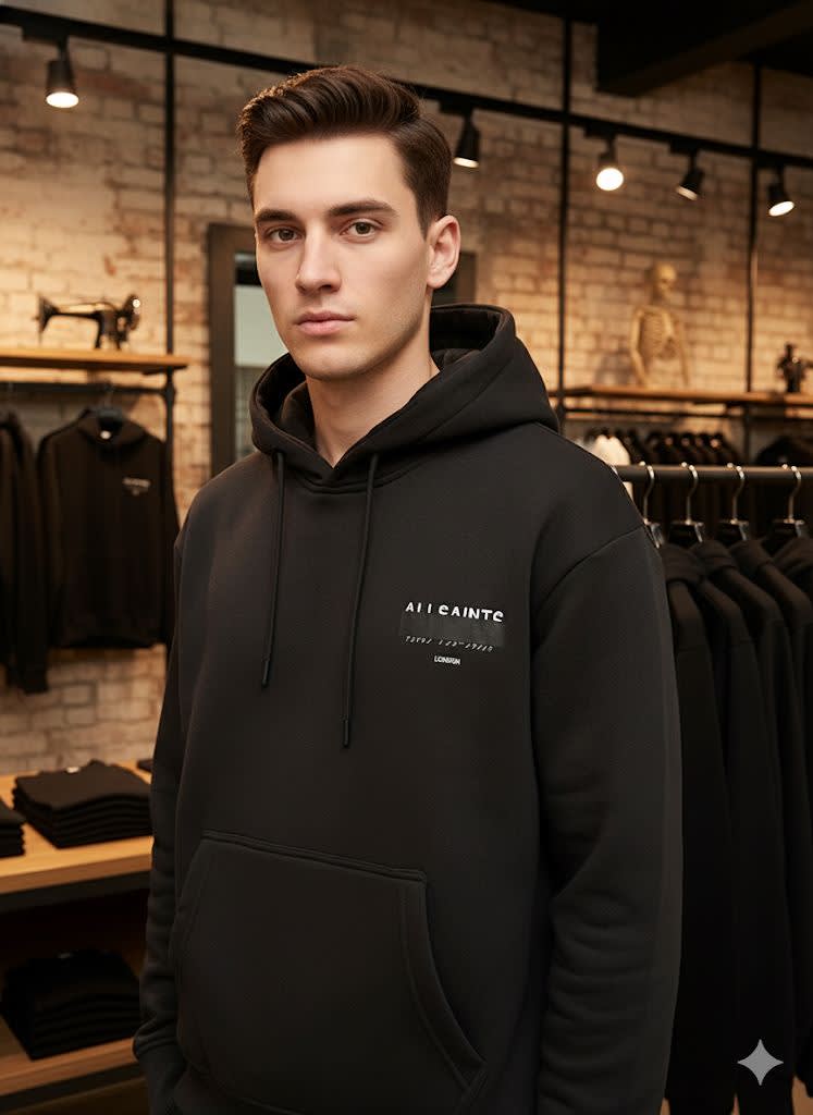 All Saints Black Premium Quality Hoodie-2