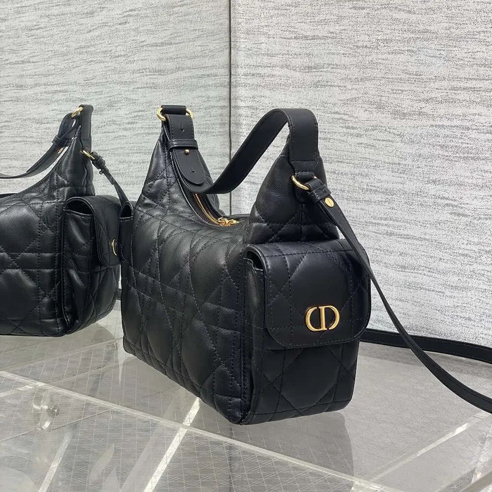 Christian Dior D-Dream Black Shoulder Bag-0