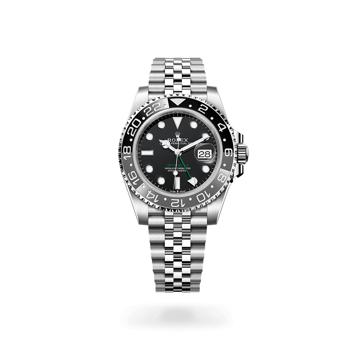 Rolex GMT-Master II Oyster, 40 mm, Oystersteel M126710GRNR-0003-0