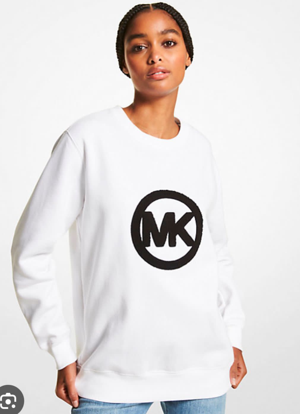 Michael Kors White Premium Quality Cotton Sweatshirt-0
