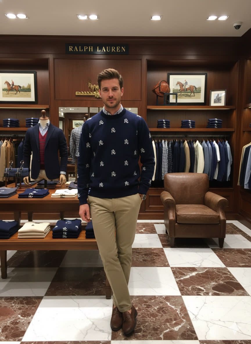 Ralph Lauren Blue Premium Quality Pullover-3