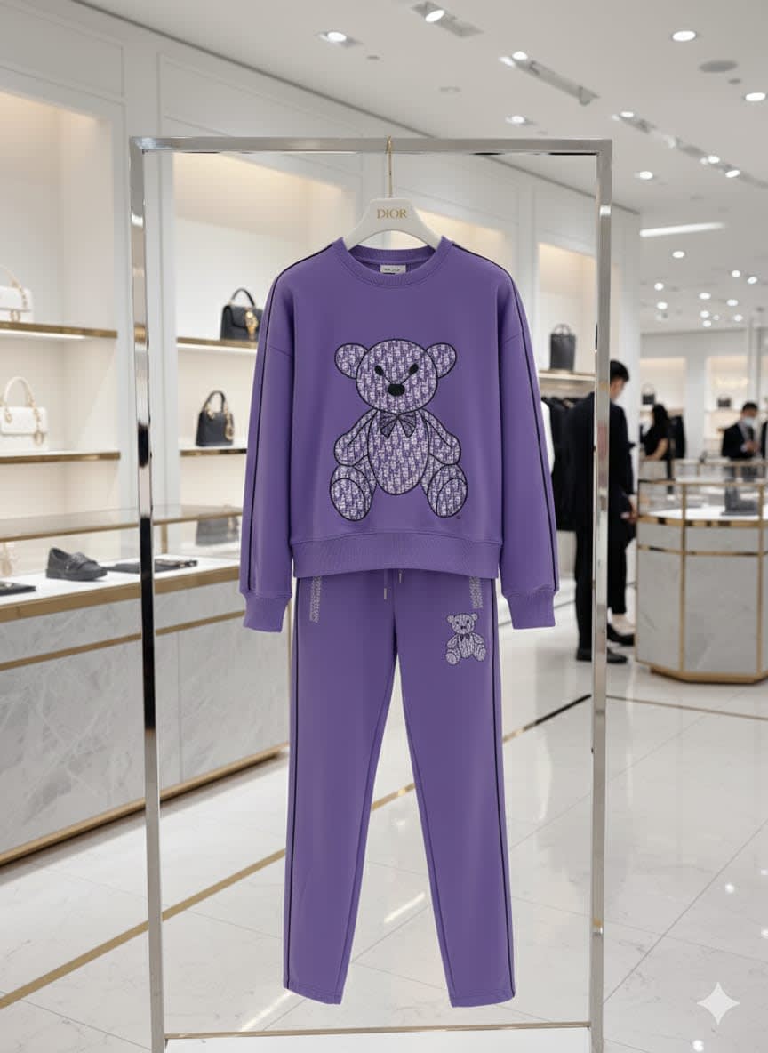Dior Purple Premium Quality Tracksuit-3