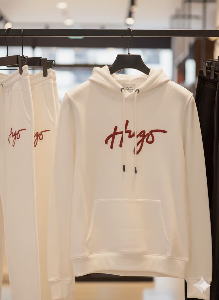 Hugo Boss Cream Premium Quality Winter Tracksuit-3