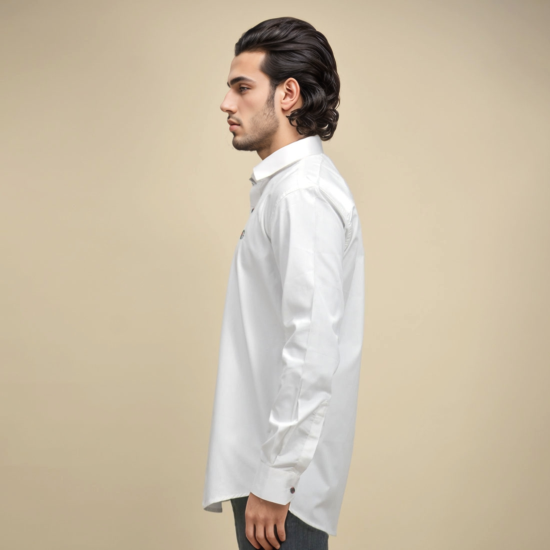 Gucci Embroidered logo White Premium Luxury Shirt-2