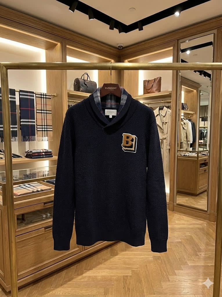 Burberry Blue Premium Quality Sweatshirt-2