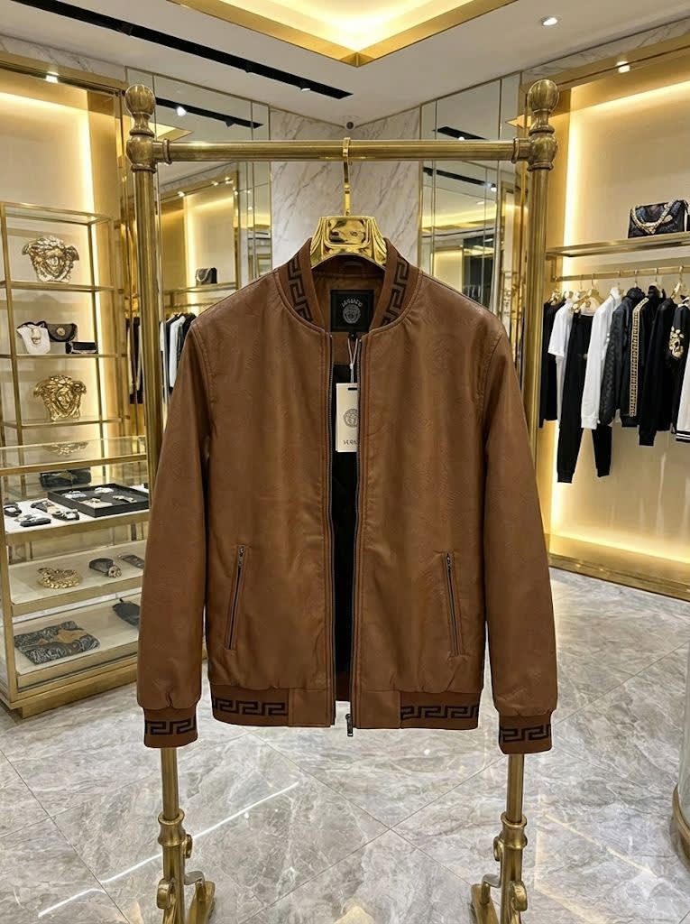 Versace Brown Imported Exclusive Premium Quality Jacket-6