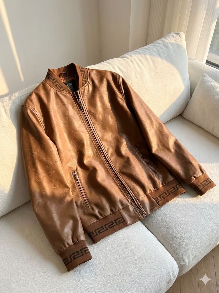 Versace Brown Imported Exclusive Premium Quality Jacket-4