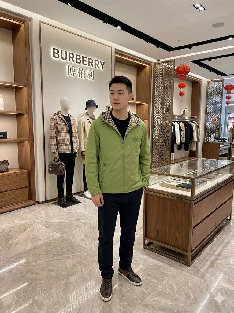 Burberry Green Premium Quality Zipper-1