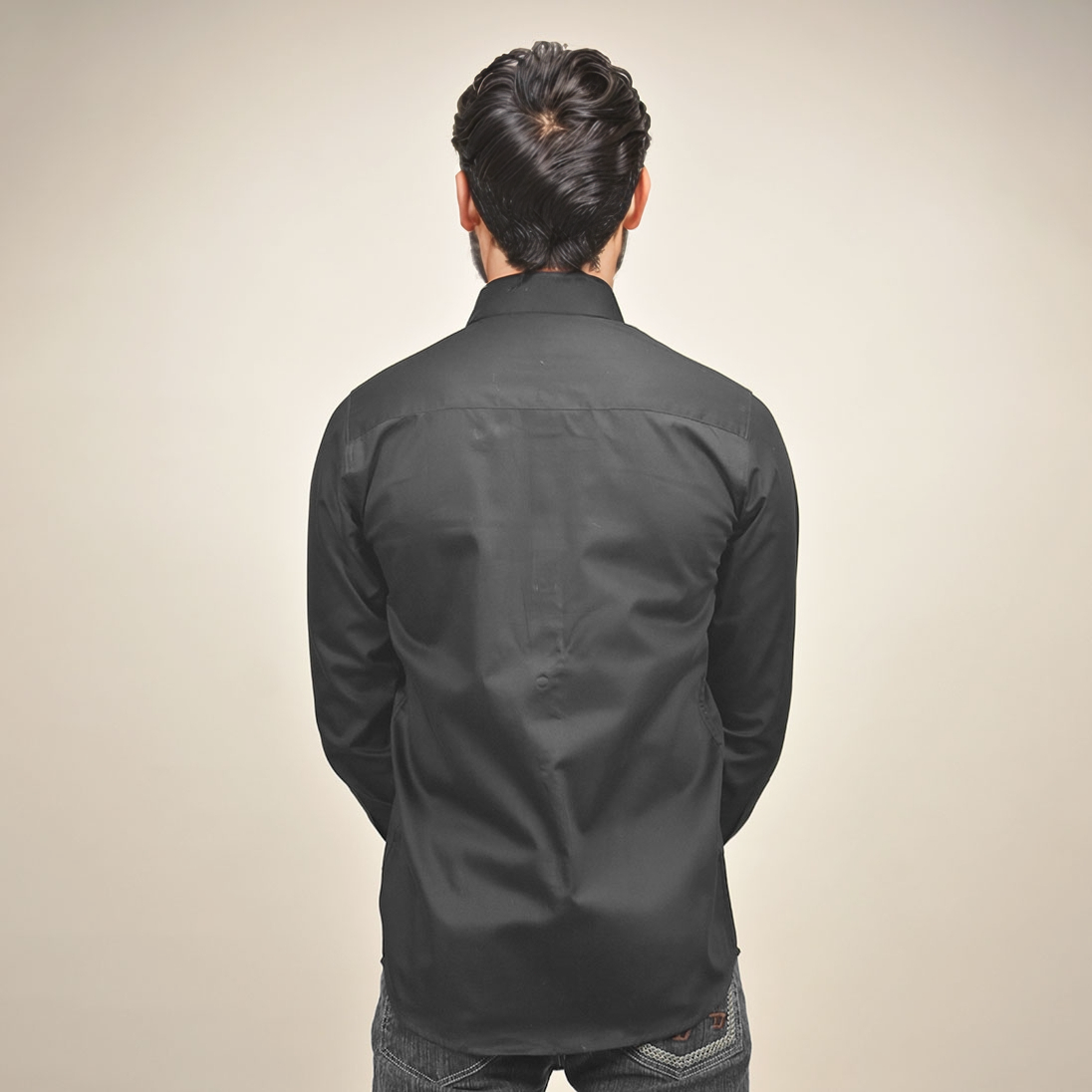 Versace Medusa Embroidered Black Premium Shirt-3