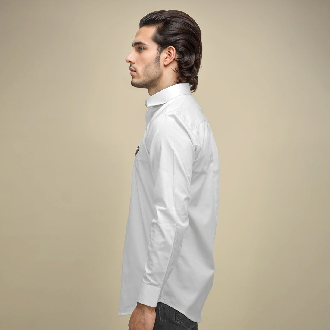 Prada Re-Nylon White Premium Luxury Shirt-2