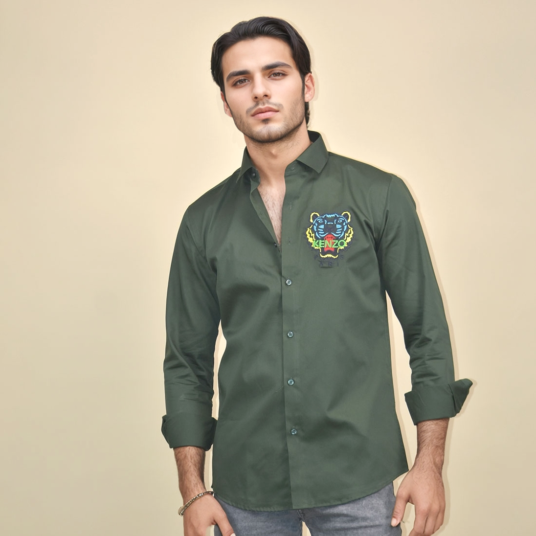 KENZO Green Premium Quality Shirt-1