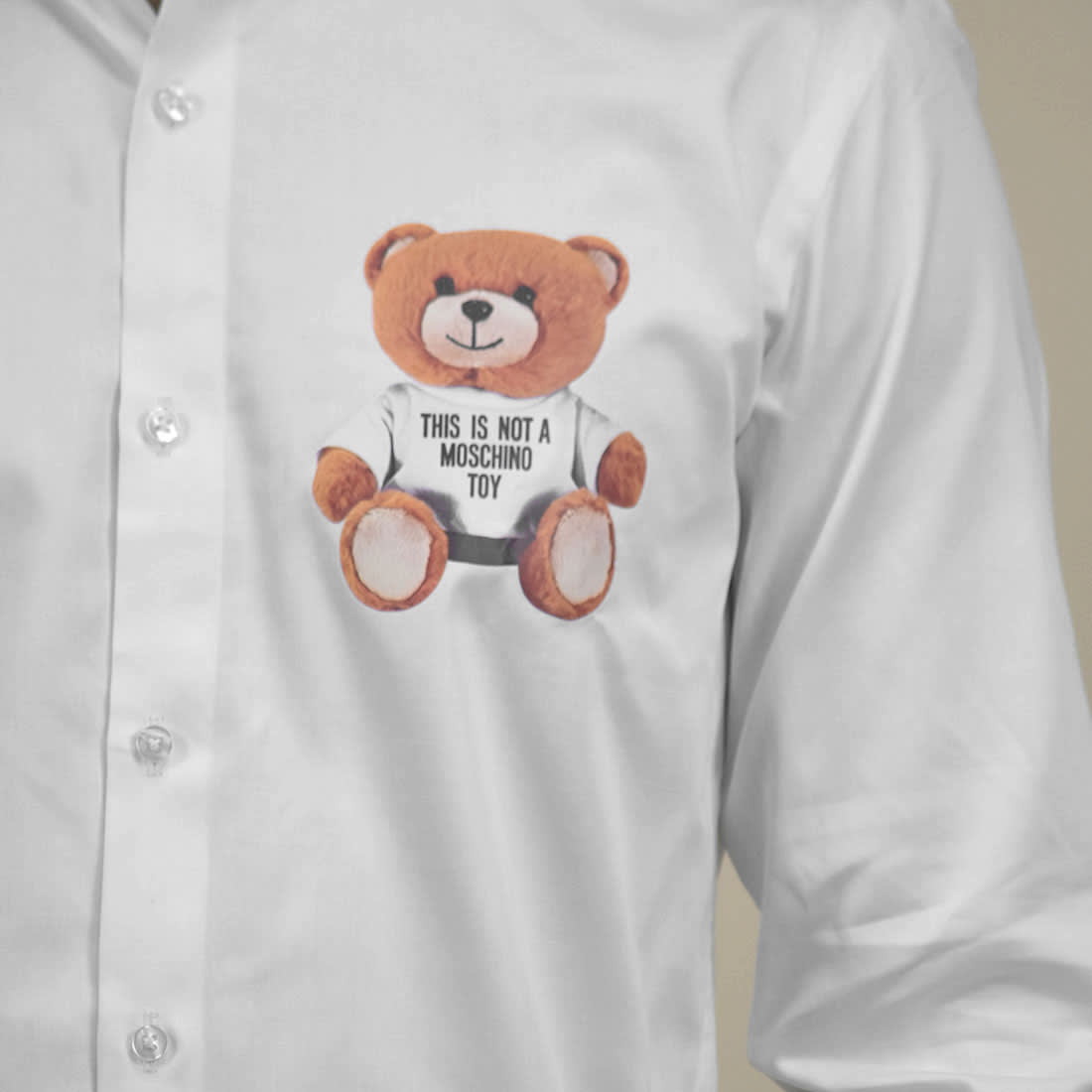 Moschino White Premium Quality Shirt-4