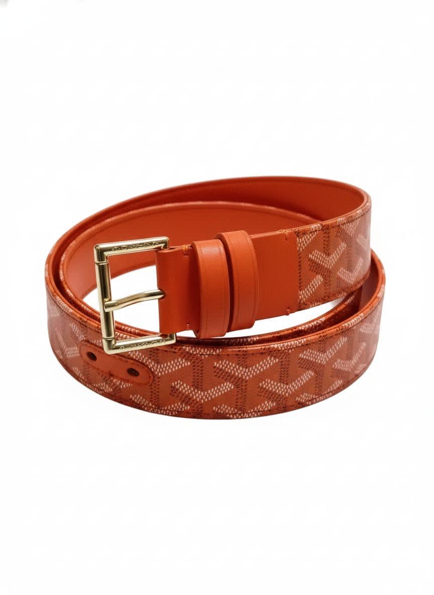 Goyard Orange Premium Quality Belt-0