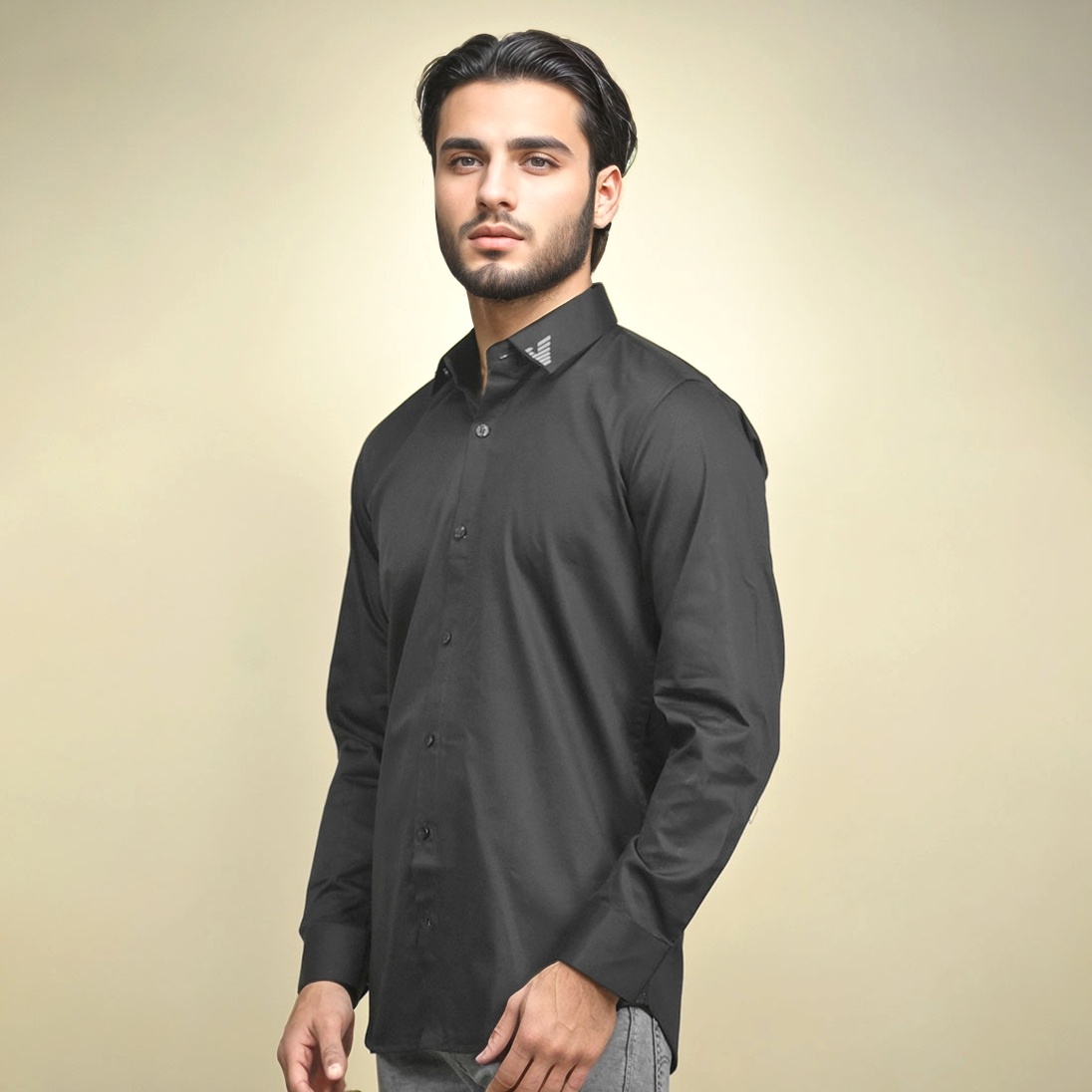 Emporio Armani Black Premium Quality Shirt-0