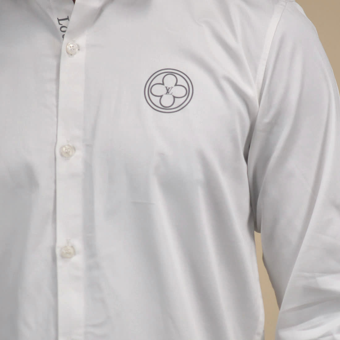 Louis Vuitton White Premium Luxury Shirt-4