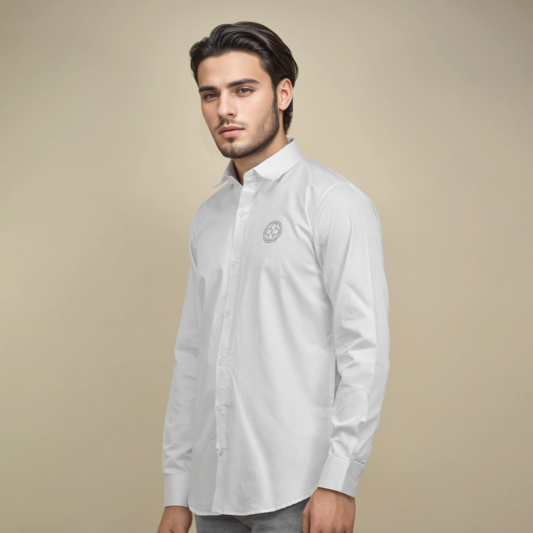 Louis Vuitton White Premium Luxury Shirt-0